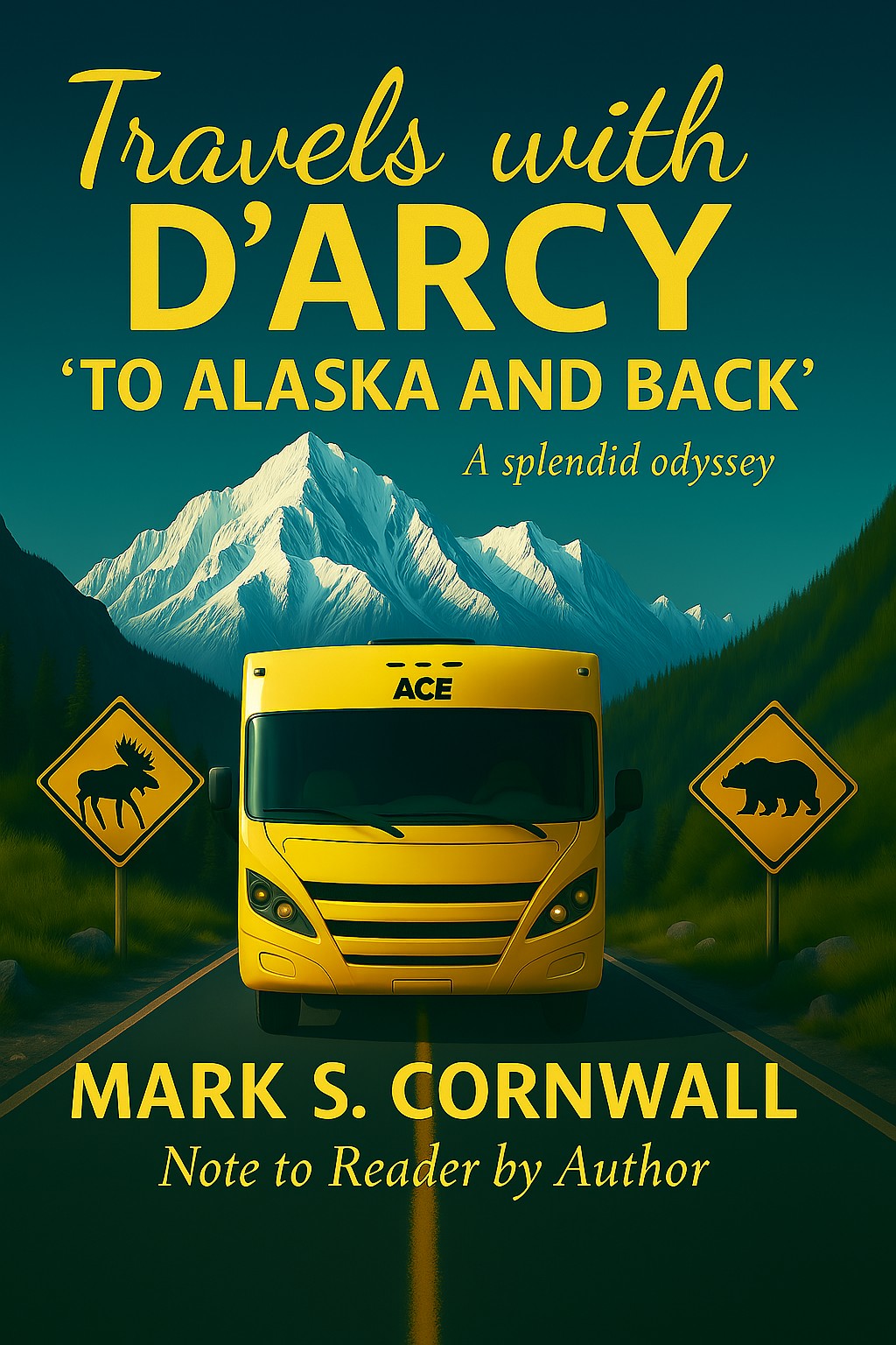 Travel's with D'Arcy to Alaska and Back by Mark S. Cornwall book cover.